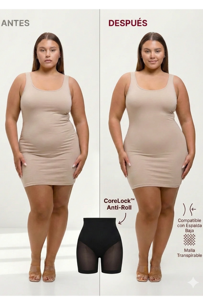 Pantalones cortos moldeadores - Control de abdomen y efecto lifting de glúteos