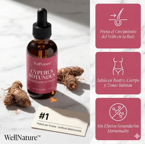 Cyperus Oil - Adiós depilación constante