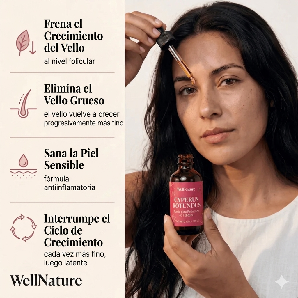 Cyperus Oil - Adiós depilación constante
