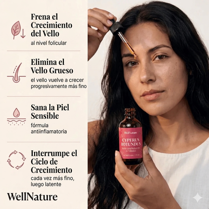 Cyperus Oil - Adiós depilación constante