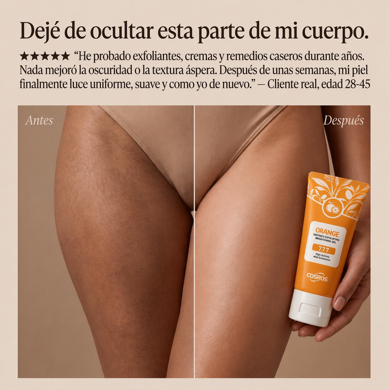 Gel Exfoliante Blanqueador Naranja