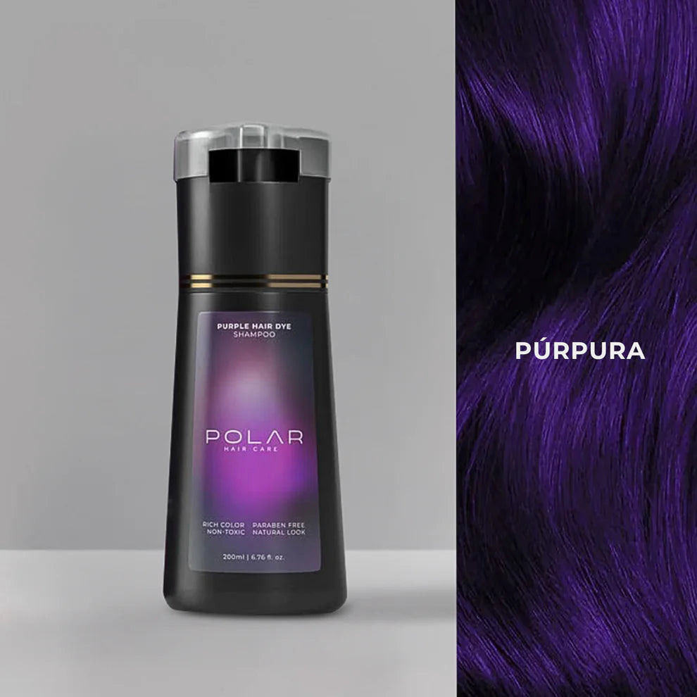 Shampoo Tinte Polar - Tiñe tus canas en 10 Minutos